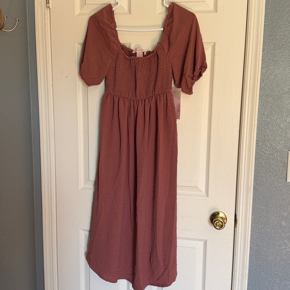 Emma’s Expressions Mauve Midi Dress